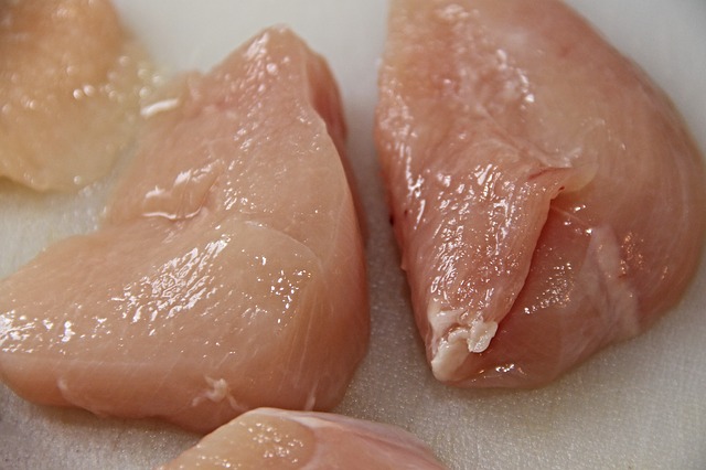 Blanc de poulet au chou vert