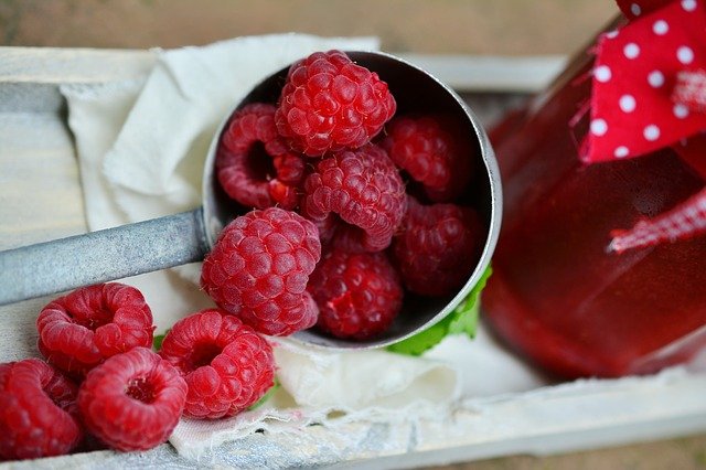 Granité de framboises