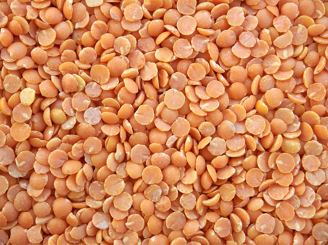 Lentilles corail au curry