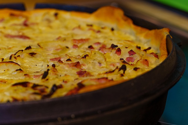 Quiche aux légumes et jambon